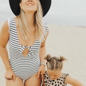 CJLA one piece ruffle sleeve swimsuit! NWOT